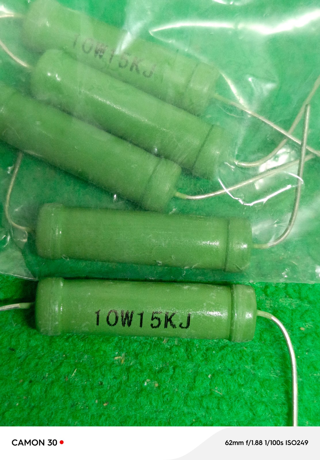 Wire wound resistor 10W 15K