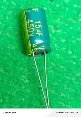 Capacitor 450V 15uF 10x17mm